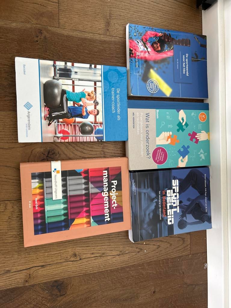 Diverse studieboeken HBO sportkunde, Ophalen of Verzenden, Gamma, Zo goed als nieuw, HBO
