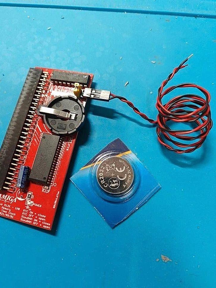 Amiga 500/500+ geheugen 512KB-1MB module + RTC optie, Computers en Software, Vintage Computers, Verzenden