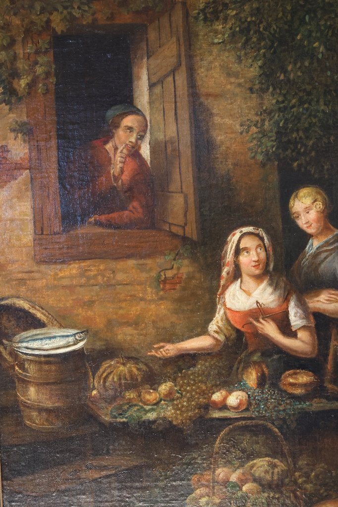 Anthony Oberman, 1781-1845, olieverf schilderij, Antiek en Kunst, Paneel, Nederlandse school, Portret of Personen, Bijzondere lijst