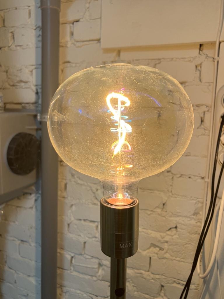 Ikea Molnart led-lamp ellipsvorm, Led-lamp, Minder dan 30 watt, Zo goed als nieuw, Ellips