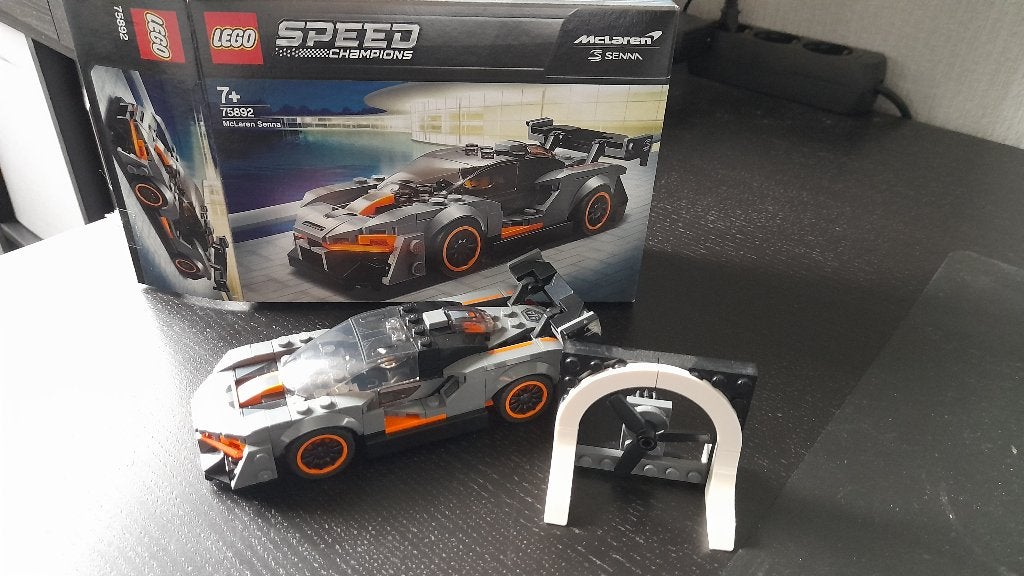 Lego Speed Champion MCLaren Senna 75892 en windtunnel, Lego, Zo goed als nieuw, Compleet, Complete set