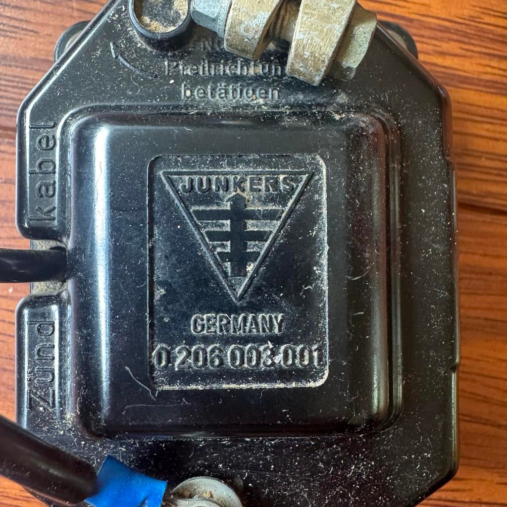 Bakelieten schakelaar Junkers - Type 0206003001, Doe-het-zelf en Verbouw, Ophalen, Gebruikt, Schakelaar