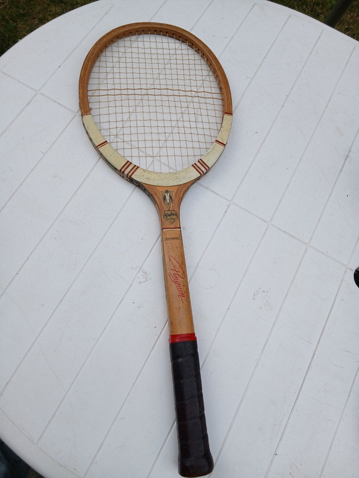 Pinguin tennis racket, Ophalen of Verzenden, Gebruikt, Racket(s)