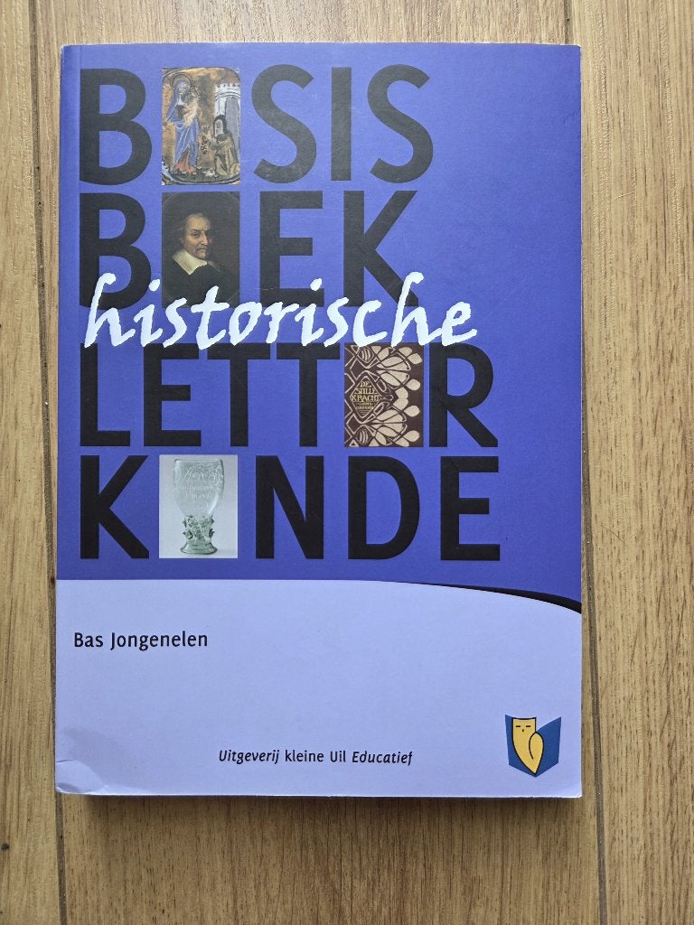 Basisboek Historische Letterkunde - Bas Jongenelen, Boeken, Zo goed als nieuw, Bas Jongenelen, Alpha, HBO