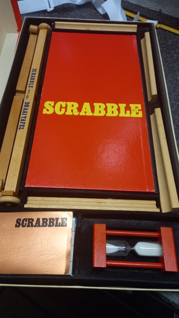 Scrabble de luxe, Ophalen, Zo goed als nieuw