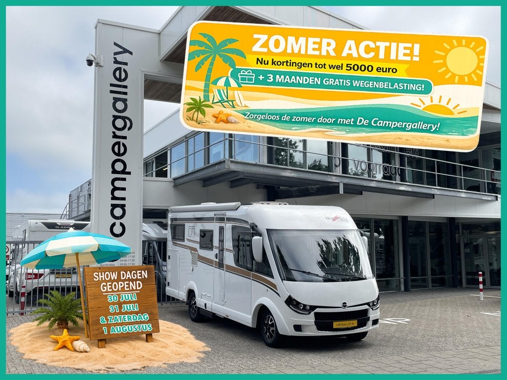 Carthago Malibu 430 LE ENKELE BEDDEN+HEFBED 6.90M BEARLOCK, Buscamper of Camperbus, Fiat, 6 tot 7 meter, Bedrijf