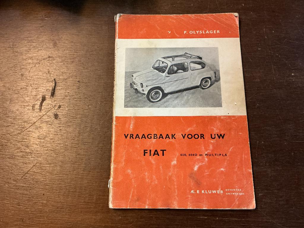 VraagbaakFiat  600, Ophalen of Verzenden