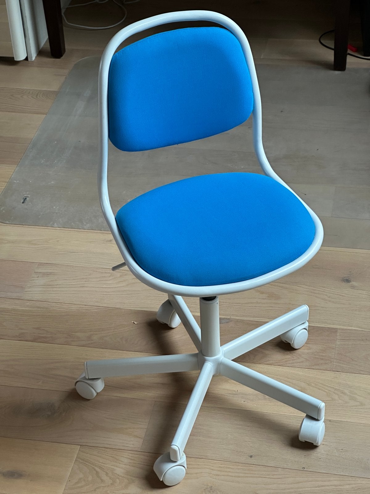 IKEA ÖRFJÄLL kinder bureaustoel blauw - gebruikt, Ophalen, Gebruikt, Blauw, Bureaustoel