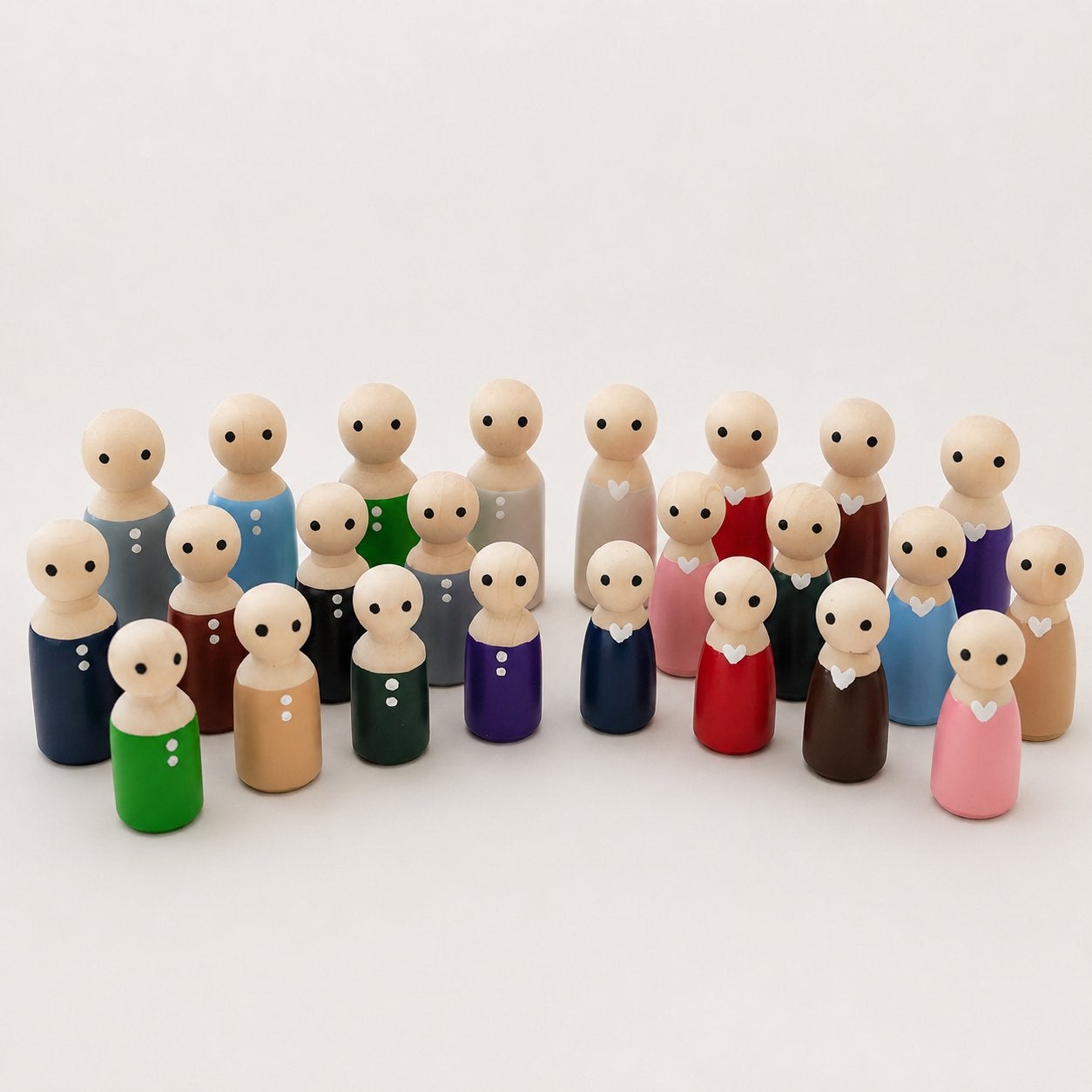 Houten Pegdolls voor Familieopstellingen en coaching - Set A, Michelle-eekkie@outlook.com, Nieuw, Ophalen of Verzenden, Mies en Hout