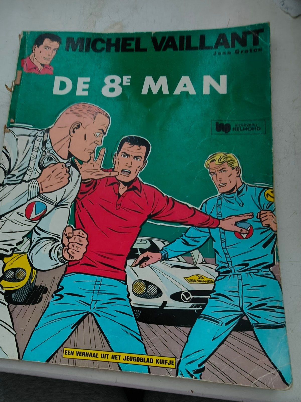 Michel Vaillant: De 8e Man, Boeken, Stripboeken, Gelezen, Jean Graton, Eén stripboek, Ophalen of Verzenden