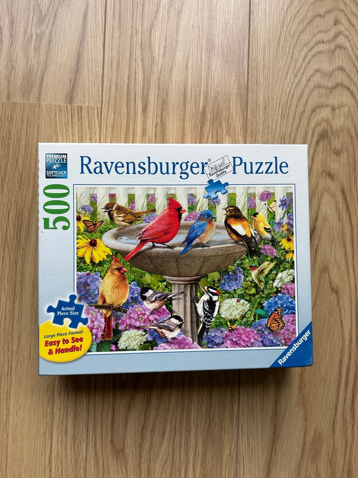 Ravensburger puzzel 500 grote stukjes - Compleet, Ophalen of Verzenden, 500 t/m 1500 stukjes, Zo goed als nieuw, Legpuzzel