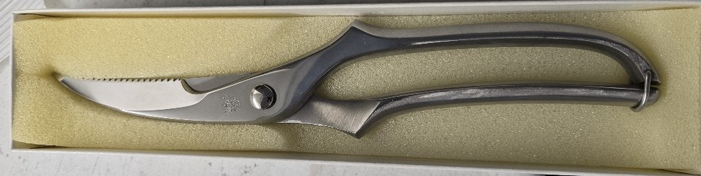 RVS Pluimveeschaar DUE BOUI 7026 INOX 25 cm, Ophalen of Verzenden, Nieuw, Rvs of Chroom