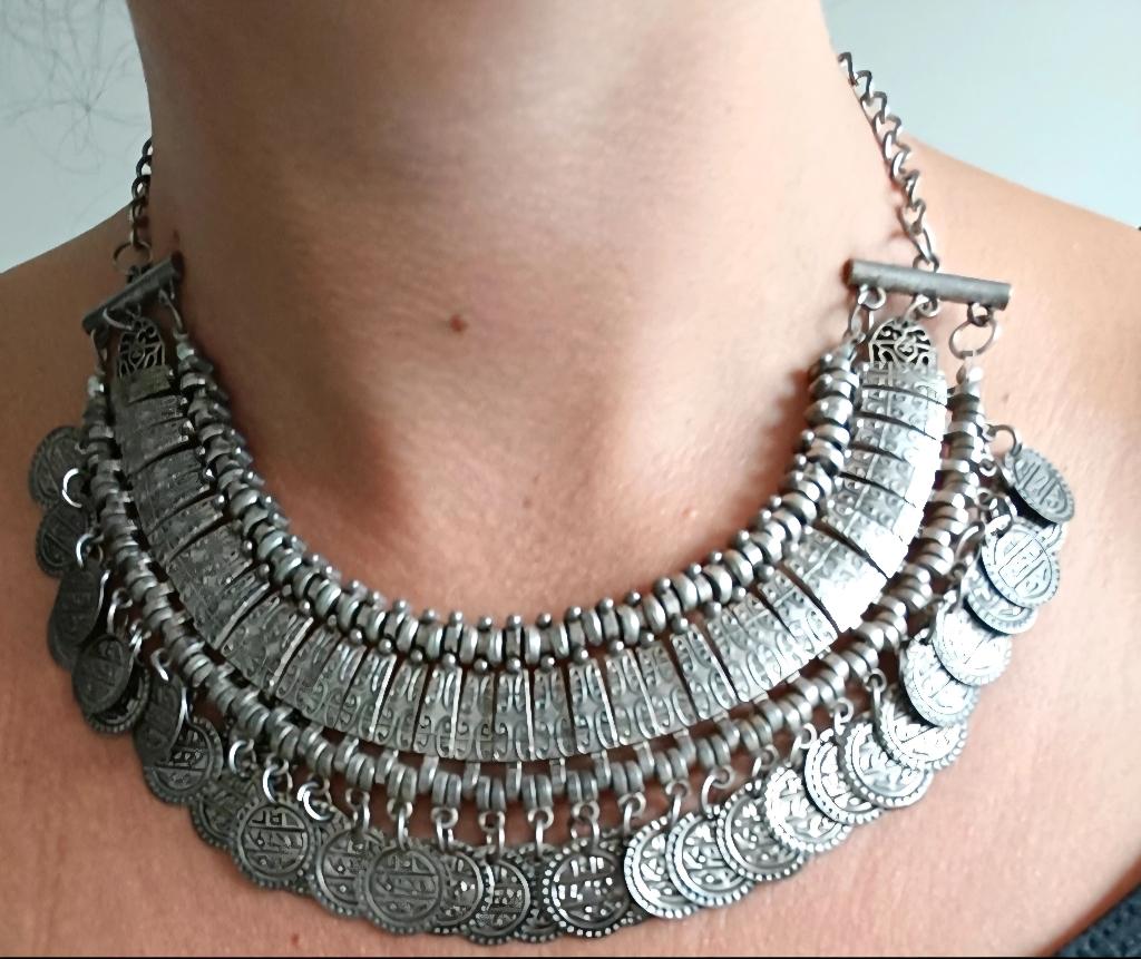 Berber Ketting, Sieraden, Tassen en Uiterlijk, Kettingen, Overige materialen, Verstelbaar, Ophalen of Verzenden, Zo goed als nieuw
