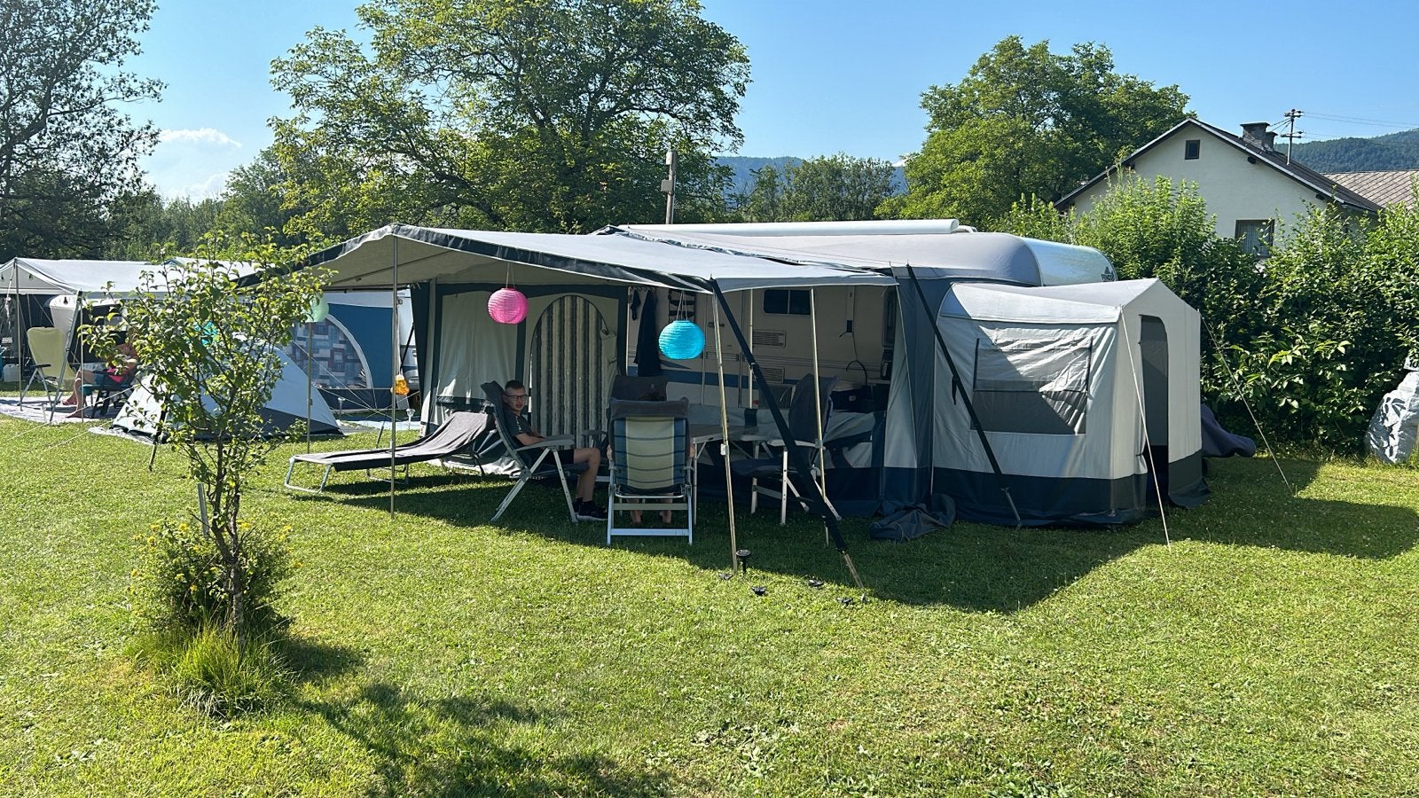 Brand Riogrande 280, Parasol HD, Rasta uitbouw maat 14, Brand, Gebruikt, Info@brand-camping.com, Ophalen