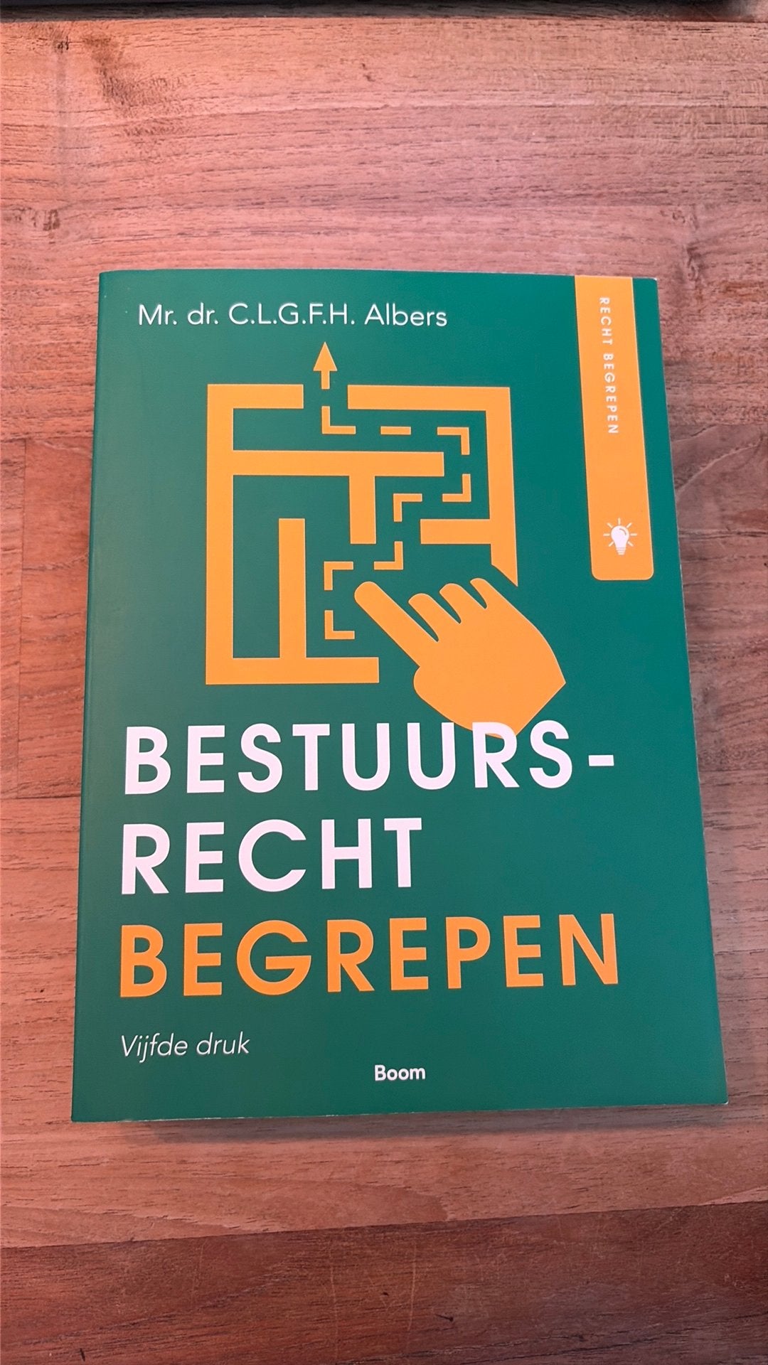 Bestuursrecht begrepen, Mr. dr. C.L.G.F.H. Albers, Ophalen, Zo goed als nieuw