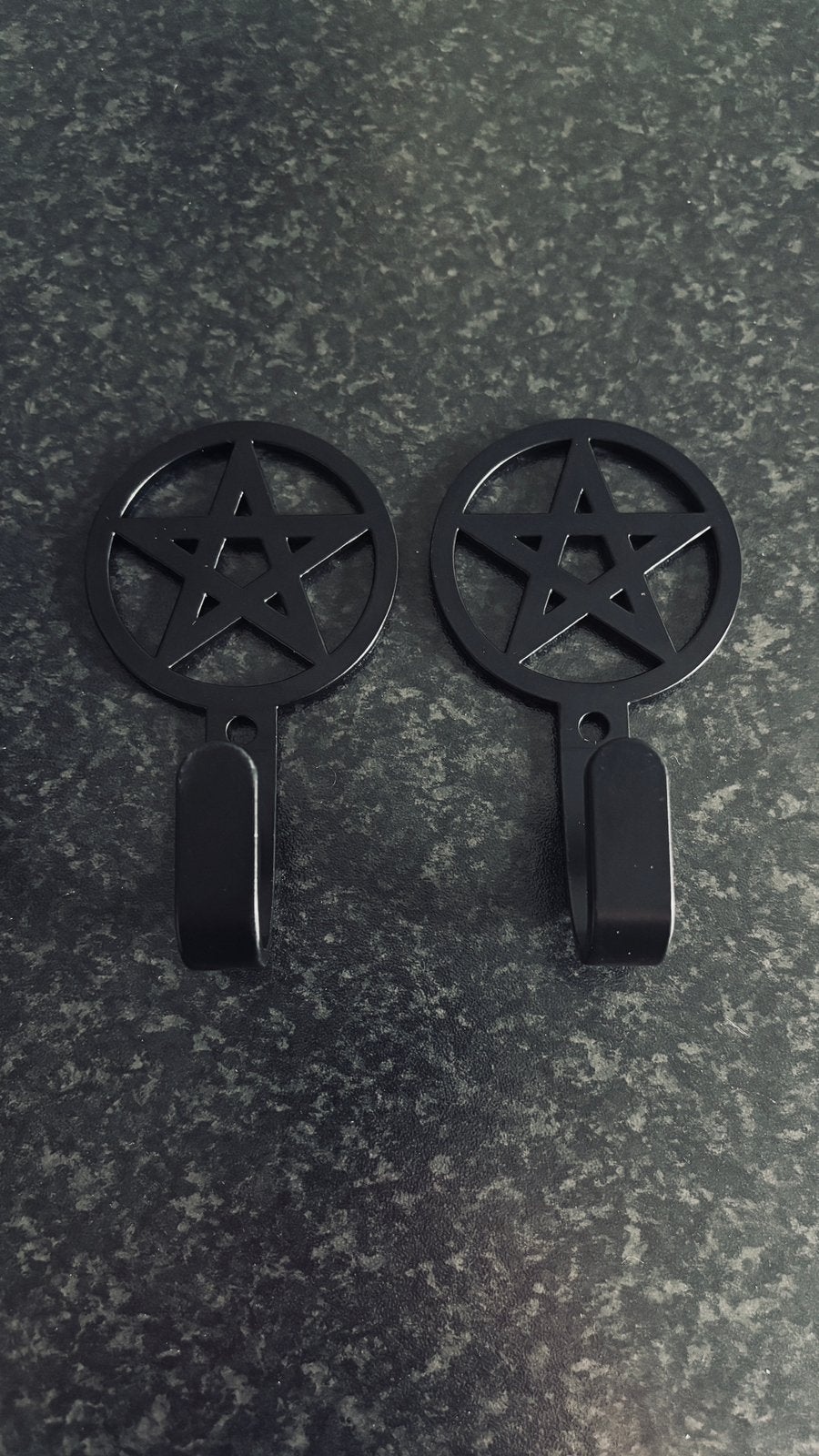 Killstar - Pentagram kledinghaakjes, Ophalen of Verzenden, Nieuw, Zwart, Overige typen