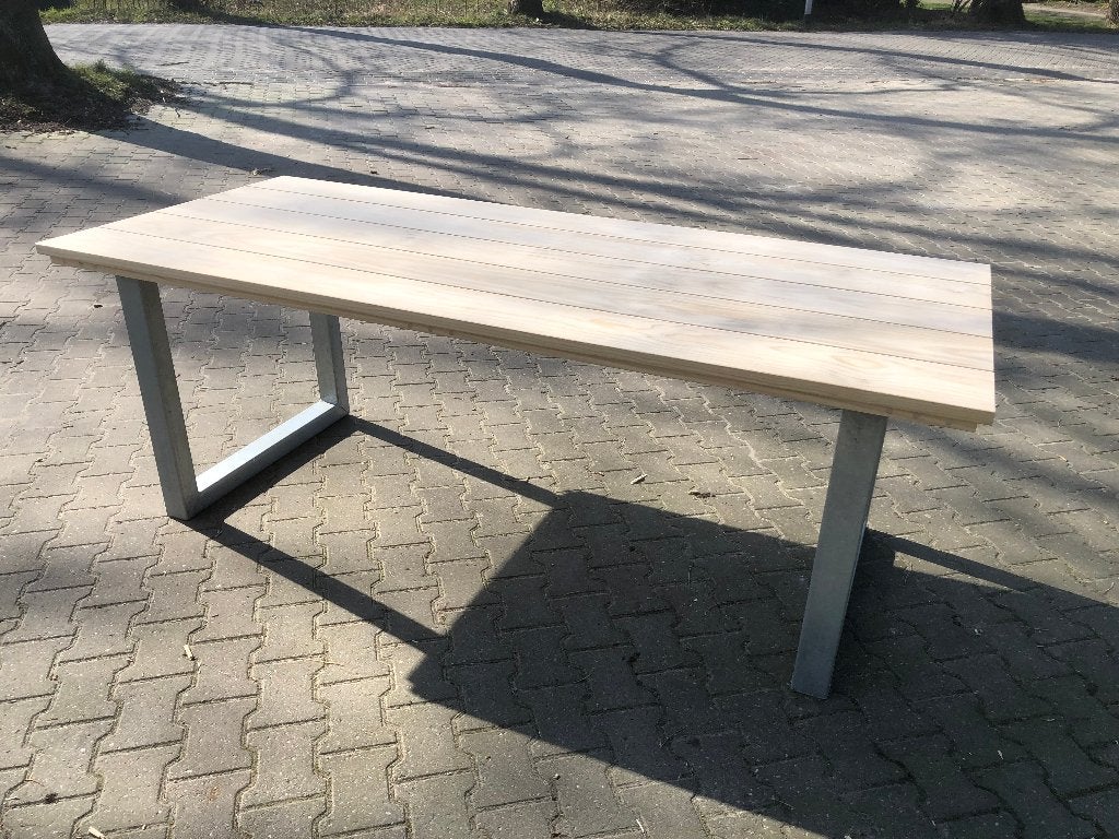 Tafelblad buiten Accoya hout, Ophalen, Nieuw, Rechthoekig, Hout