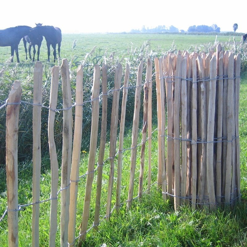 Schapenhek, hazelaar 90cm hoog 500cm lang latafstand 7-9cm, Ophalen, Rees, Nieuw, Info@rees.nl