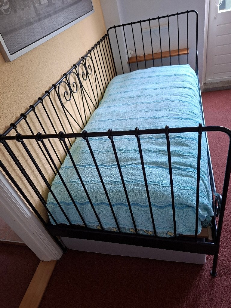 bed 90x200 cm, Ophalen, Gebruikt, 90 cm, Eenpersoons