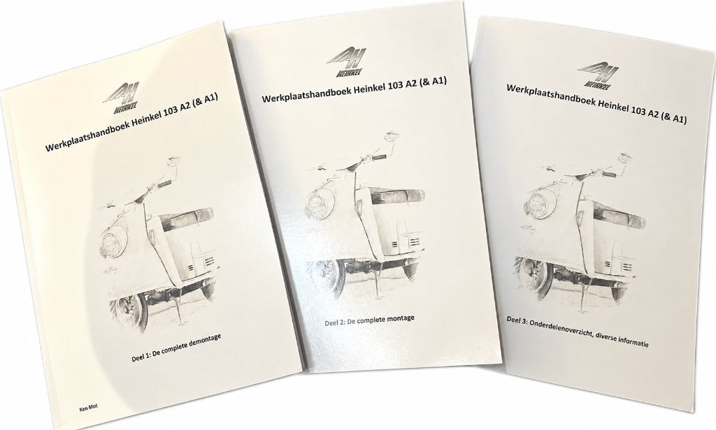 Werkplaatshandboeken Heinkel Tourist 103 A1 & A2, Verzenden, Overige merken