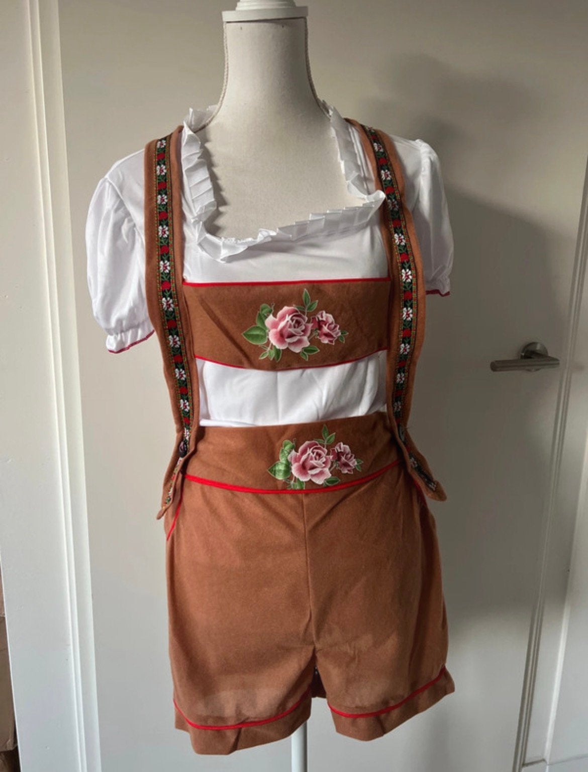 Lederhosen dames Bavarian beer girl xxs, xs, s, m, l, xl, Ophalen of Verzenden, Nieuw, Overige thema's, Kleding