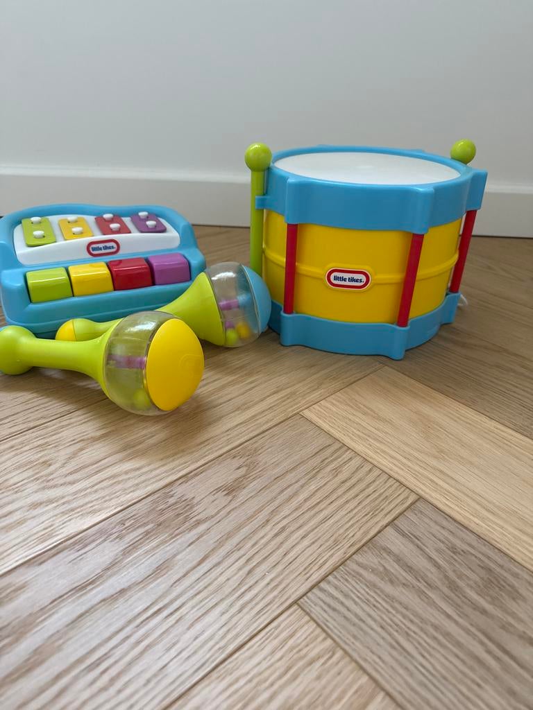 Little Tikes Muziekset: Xylofoon, Trommel, Maracas, Ophalen, Zo goed als nieuw, Overige typen