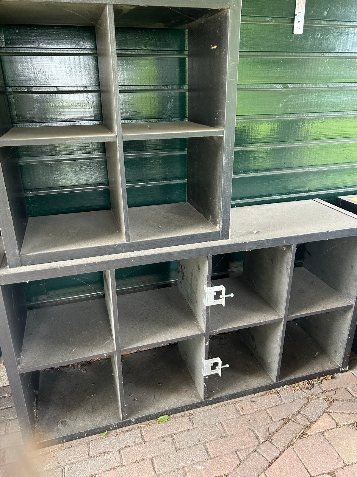 Zwarte modulaire kasten/planken voor opslag, Ophalen, Gebruikt