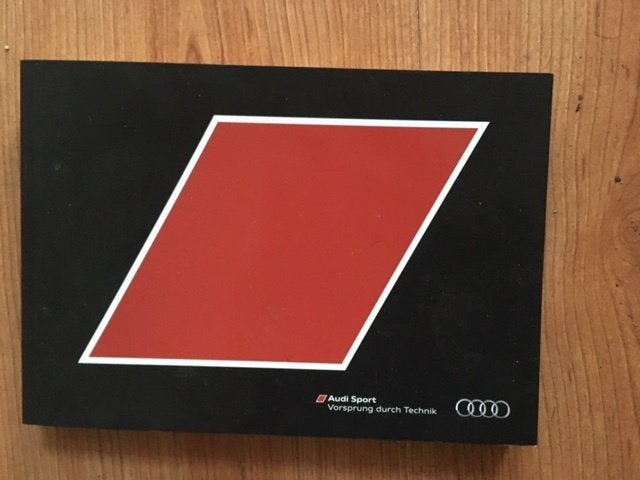 Audi quattro fraaie originele brochure/auto folder '86 '13, Ophalen of Verzenden, Zo goed als nieuw, Audi
