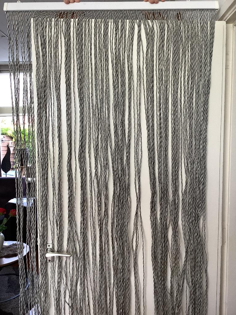 Vliegengordijn, 90x210, Kunststof, Ophalen of Verzenden, Grijs, Landelijk