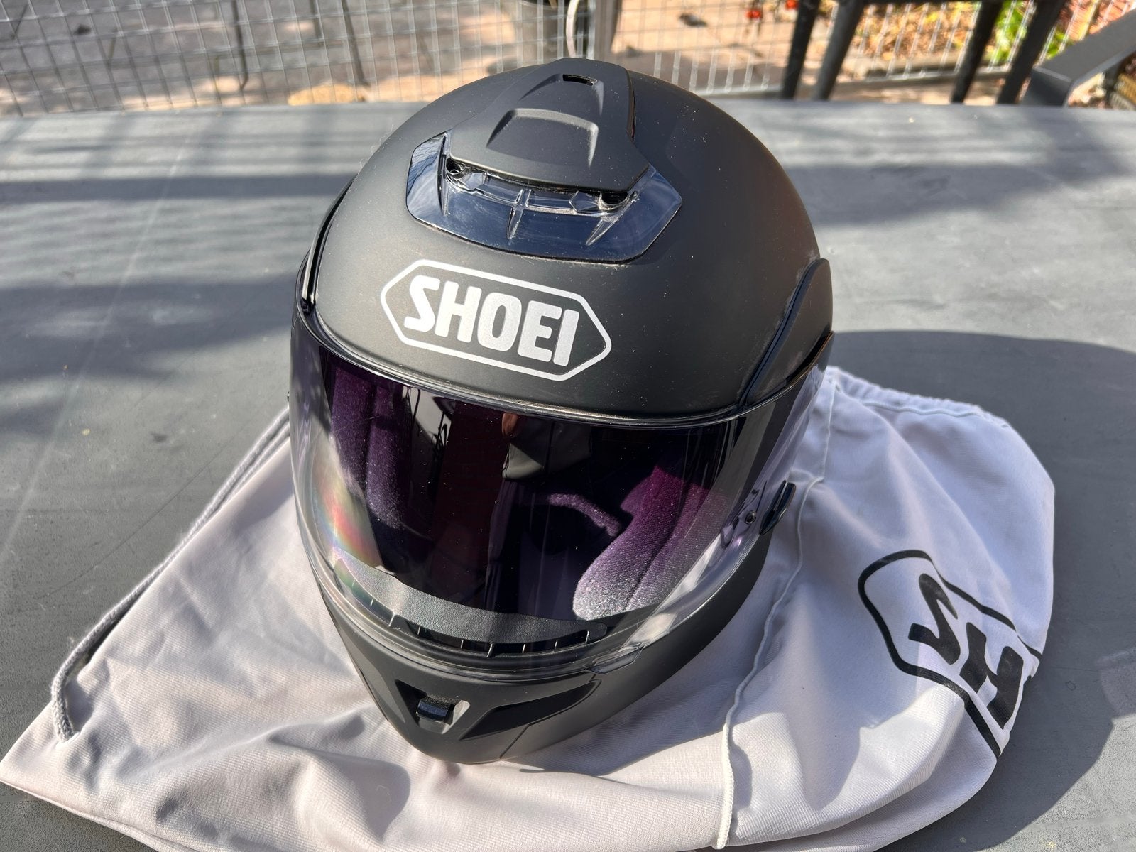 Shoei Multitec systeemhelm - Maat S - Mat Zwart, Ophalen, Systeemhelm, S, Shoei