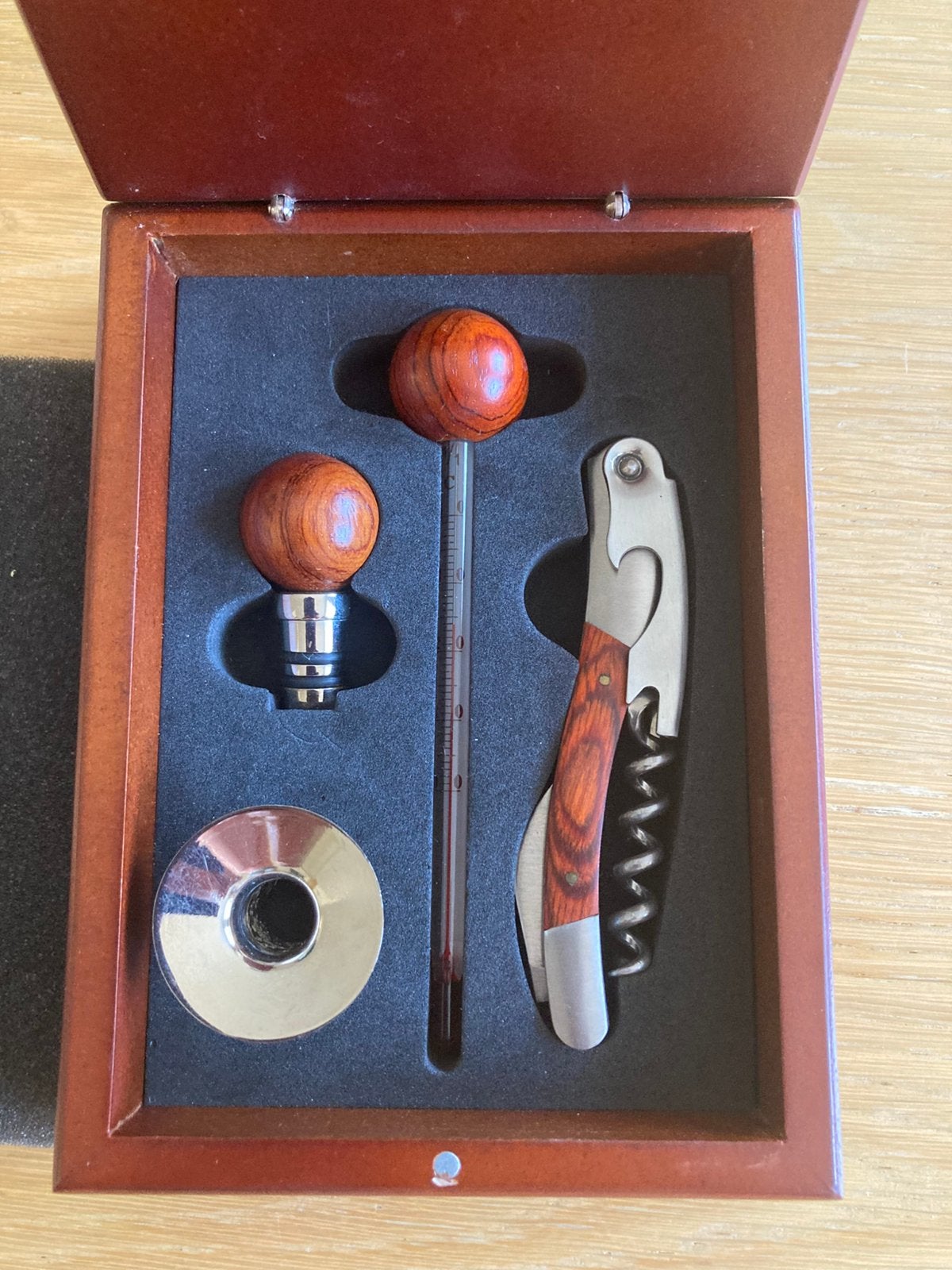 Flessen opener in houten doos., Ophalen of Verzenden, Nieuw