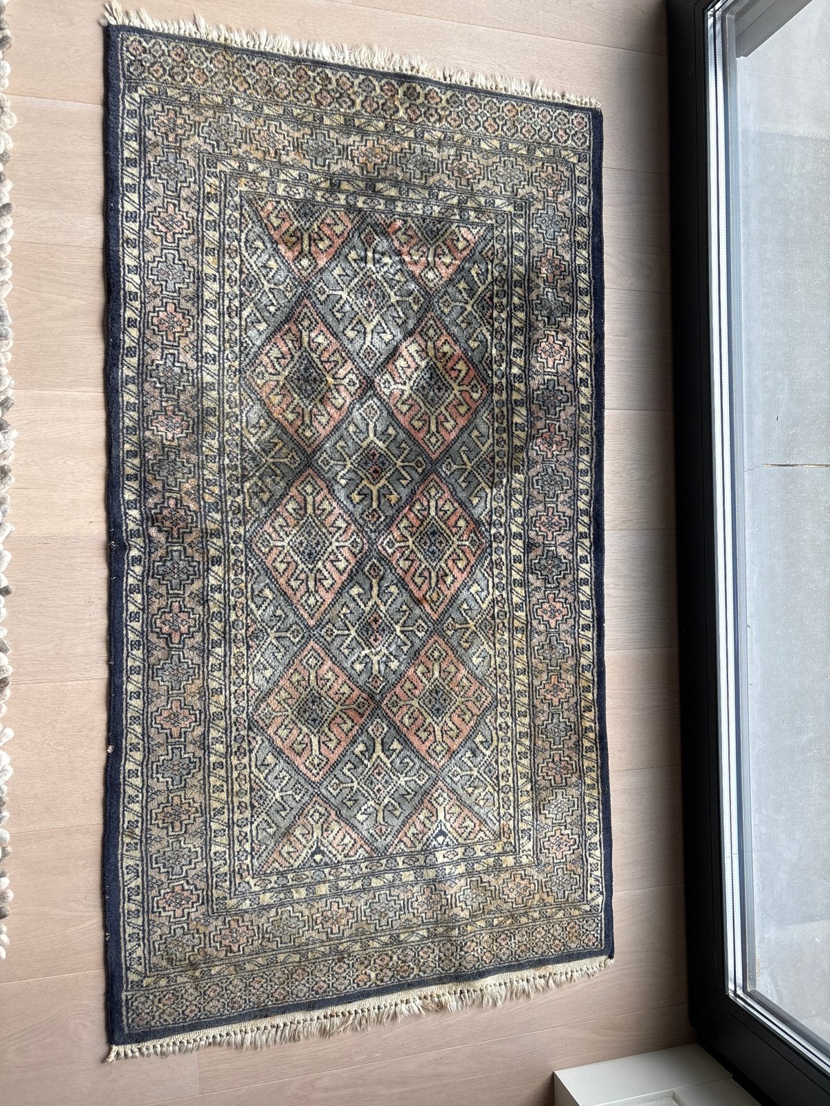 Perzisch handgeknoopt tafel loper - Gebruikt, Huis en Inrichting, Stoffering | Tapijten en Kleden, Minder dan 50 cm, Gebruikt