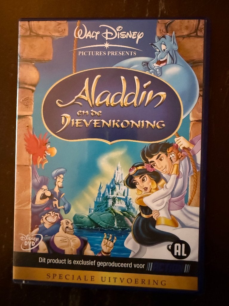 Walt Disney Aladdin en de Dievenkoning DVD, Europees, Tekenfilm, Alle leeftijden, Nederlands
