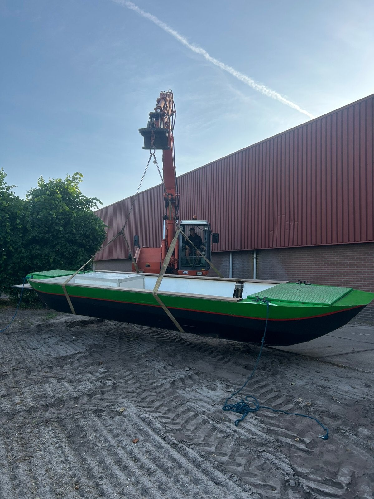 Platte schuit (praam), Ophalen, Zo goed als nieuw