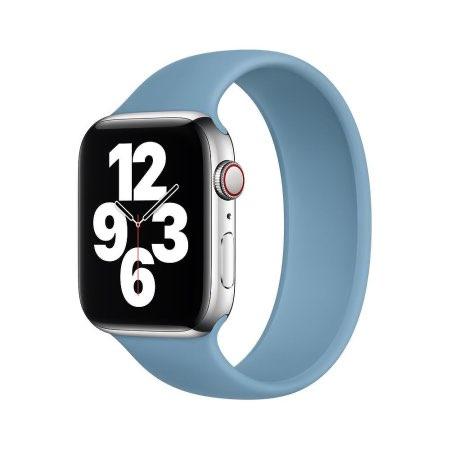 Apple Watch Silicone Solo Loop Northern Blue Size 1, 2 & 9, Telecommunicatie, Wearable-accessoires, Nieuw, Bandje, Ophalen of Verzenden