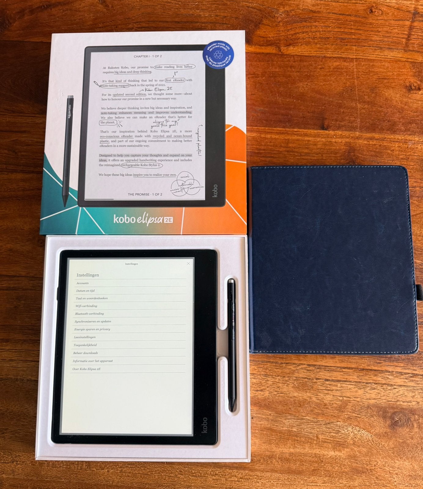 Kobo Elipsa 2E incl. Pen,  Hoes en oplaadkabel, Computers en Software, E-readers, Verzenden, Zo goed als nieuw, 10 inch of meer