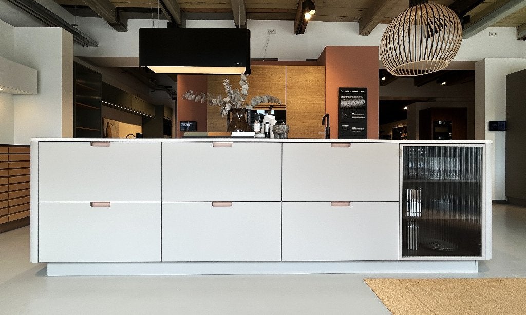KVIK EVENTO keuken arizona beige & LINEARIS eiken NIEUW!, Ophalen, Overige kleuren, Overige typen, Nieuw