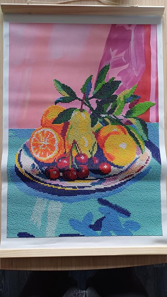 Diamond Painting - Fruitschaal, Ophalen, Nieuw, Knutselwerk
