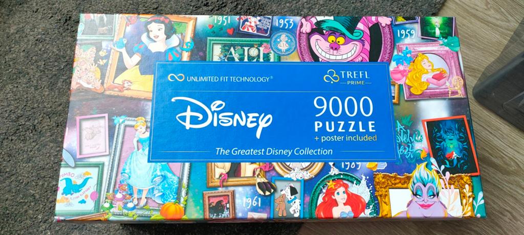 Disney puzzel 9000 stukjes NIEUW, Ophalen, Meer dan 1500 stukjes, Nieuw, Legpuzzel