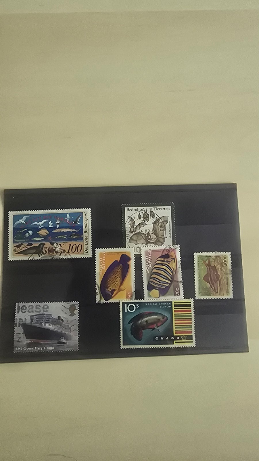 Diverse postzegels: Duitsland, Zuid-Afrika, Ghana, Ophalen of Verzenden, Gestempeld
