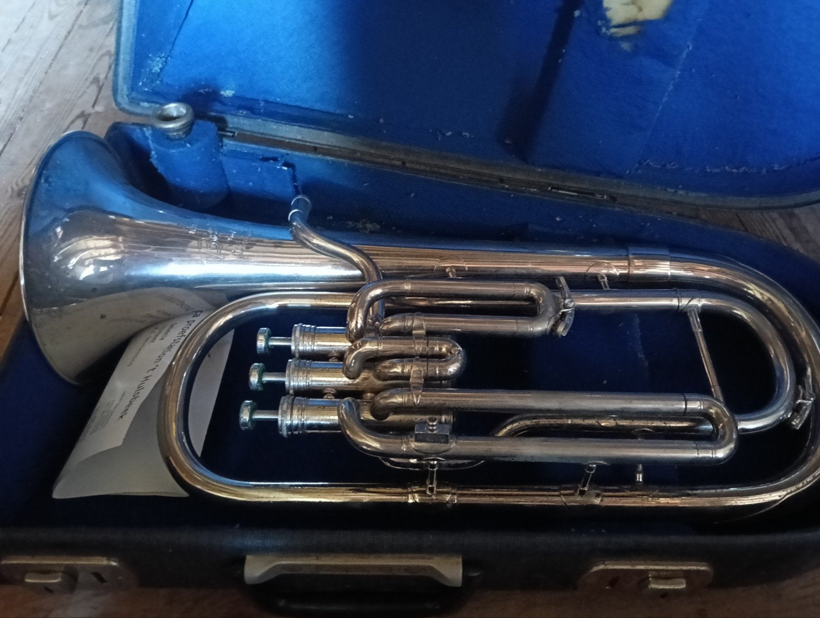 Besson Westminster Euphonium met koffer, Muziek en Instrumenten, Ophalen of Verzenden, Gebruikt, Koperblazer, Met koffer of draagtas