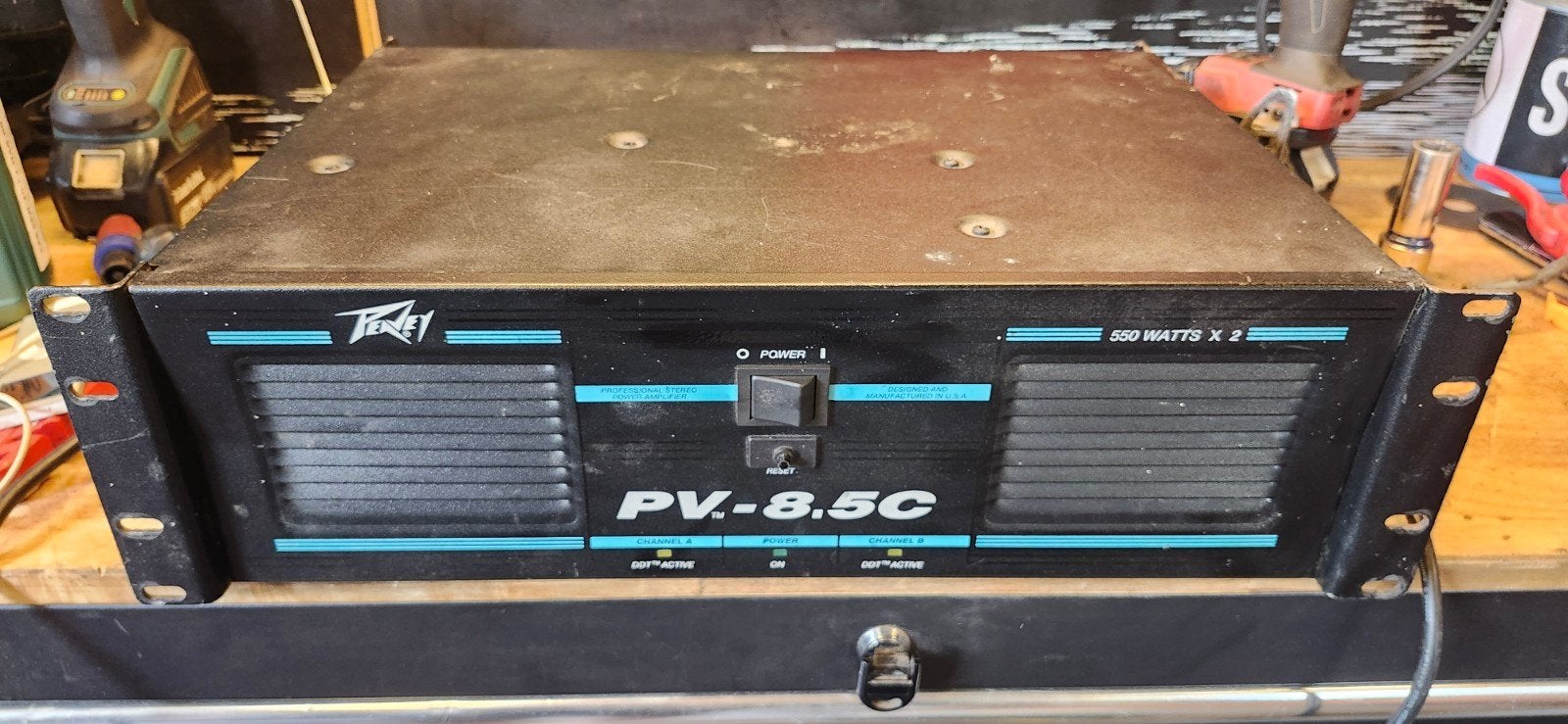 Peavey pv-8.5c versterker, Ophalen, Gebruikt