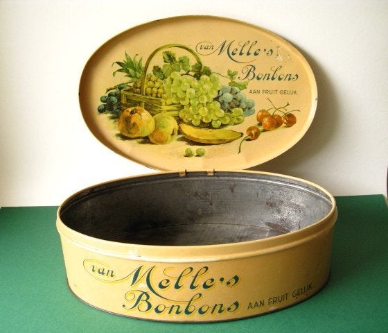 Van Melle Bonbons blik Holland circa 1930, Ophalen of Verzenden, Gebruikt, Overige
