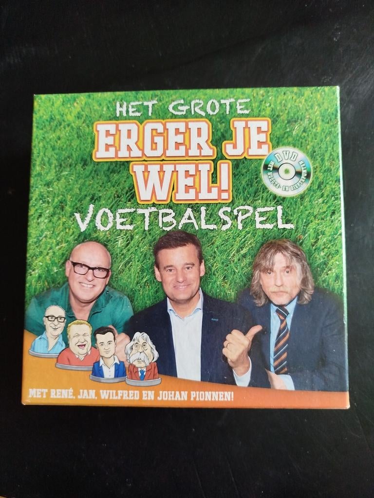 Het Grote Erger Je Wel! Voetbalspel DVD, Voetbal, Alle leeftijden, Overige typen, Ophalen of Verzenden