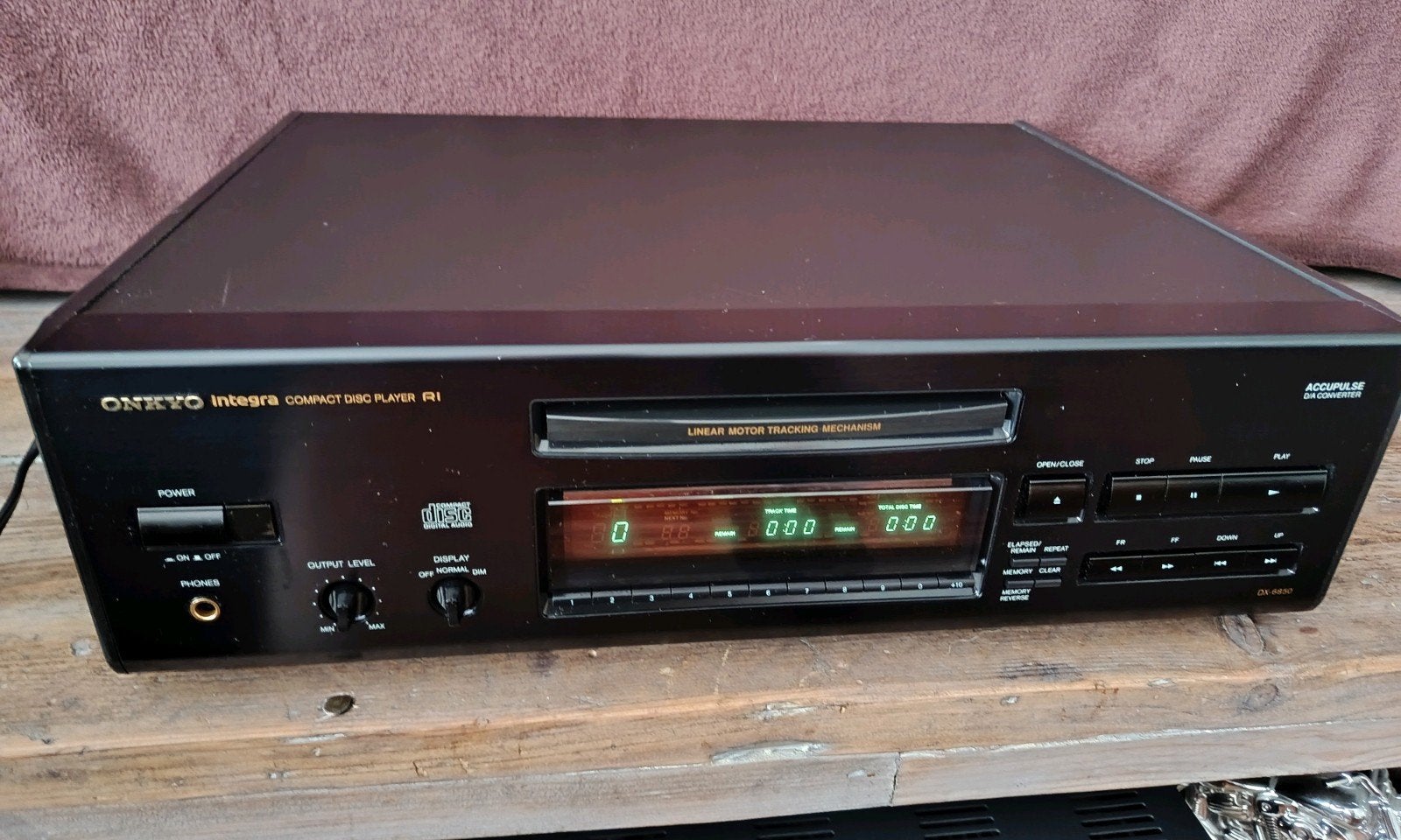 Onkyo DX-6850 Integra CD-speler - Hoogwaardige Audio, Ophalen of Verzenden, Gebruikt, Overige merken