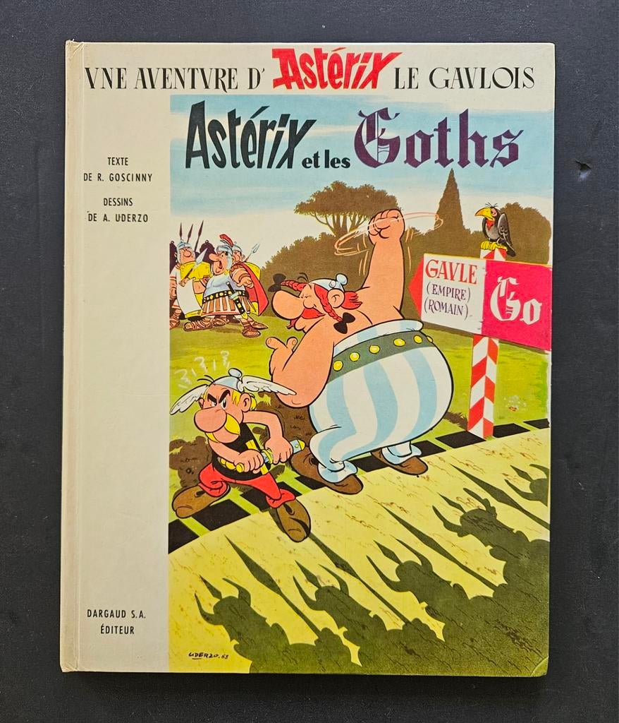 Asterix et les Goths EO 1966 Dargaud (Menhir Type I) Frans, Boeken, Stripboeken, Gelezen, Eén stripboek, R. Goscinny & A. Uderzo