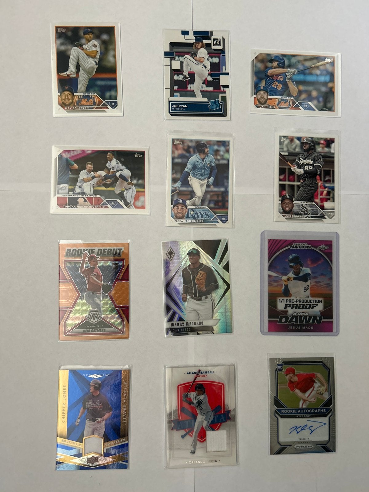 MLB Honkbal Kaarten - Diverse Spelers en Teams, Verzenden, Zo goed als nieuw, Overige sporten, Spelerskaart