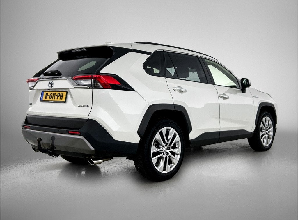 Toyota RAV4 2.5 Hybrid AWD Style Trekhaak | 1650 kg trekgewi, Auto's, Toyota, Automaat, 12 maanden, Stof, Gebruikt