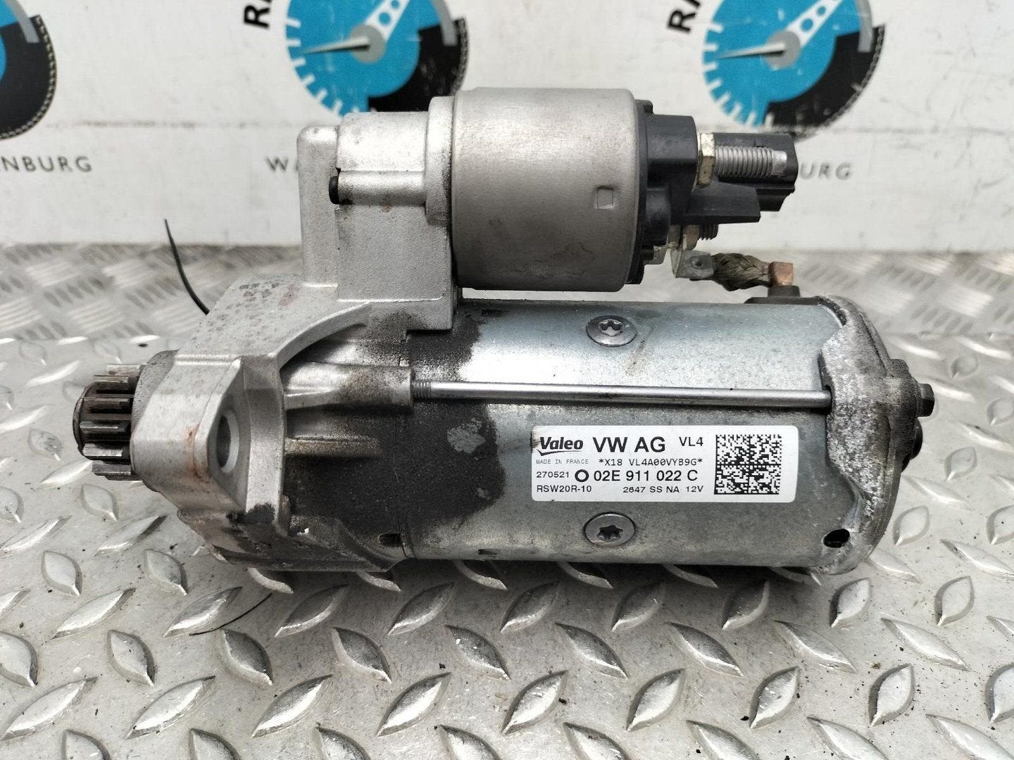 VOLKSWAGEN GOLF 2.0 TDI GTD  STARTMOTOR 02E911022C 2021, Ophalen of Verzenden, Gebruikt, ARN erkend