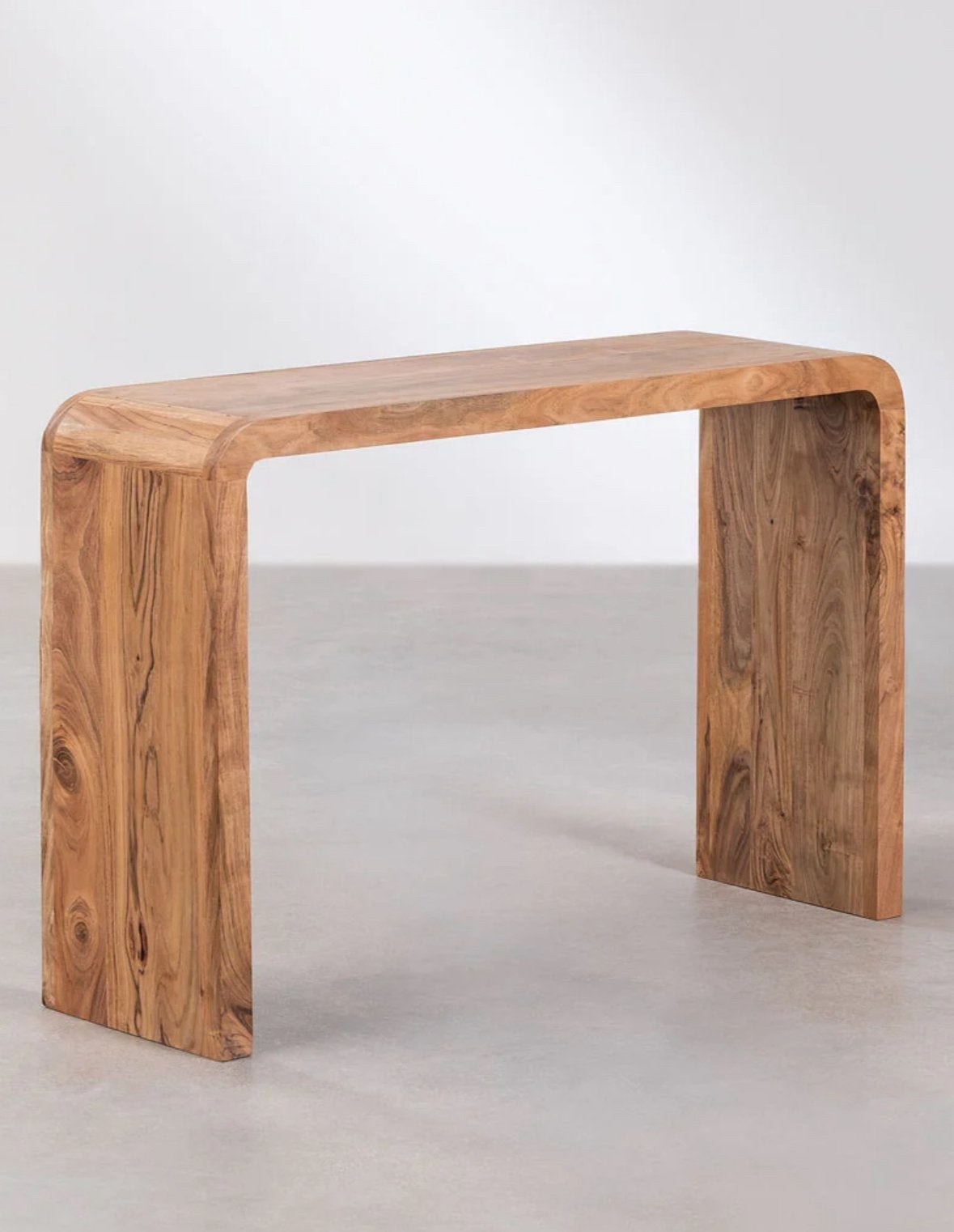 Prachtige acaciahouten dressior/haltafel incl spiegel, Huis en Inrichting, Kasten | Dressoirs, Ophalen, Zo goed als nieuw, 25 tot 50 cm